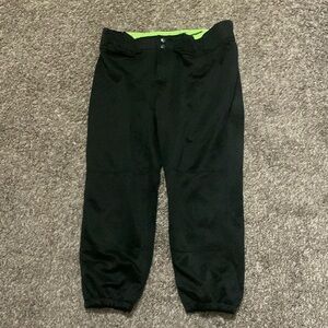 Black softball pants
